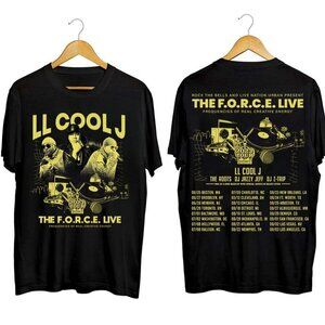 Both Sides Print Cool Force Live Tour 2023 Shirt Cool J Force Tshirt-2 Sided